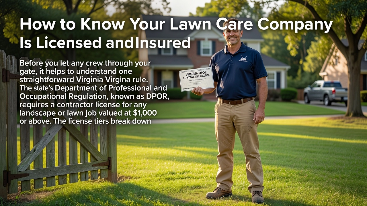How to Know Your Lawn Care Company Is Licensed and Insured How to Know Your Lawn Care Company Is Licensed and Insured